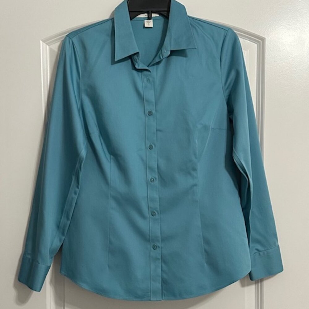 Coldwater Creek No Iron Button Down Women's Shirt